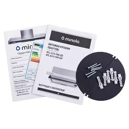 Витяжка телескопічна Minola HTL 5214 WH 700 LED - мініатюра 10