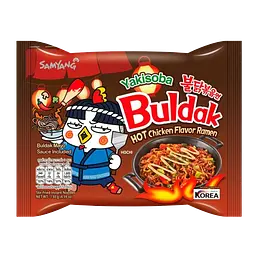 Локшина швидкого приготування Samyang Buldak Hot Chicken Flavor Ramen Noodles Yakisoba, 130г