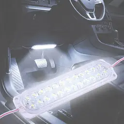 Світлодіодний модуль 12V 24 LED Біле світло 1 шт (AG-MZ-2835-24-12) - мініатюра 2