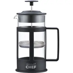Френч-прес Bravo Chef 800 мл чорний (BC-7301-800) - мініатюра 2