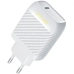 Мережевий зарядний пристрій Luxe Cube Dynamic 18W (1USBх3A) White (4446689880643) - мініатюра 2