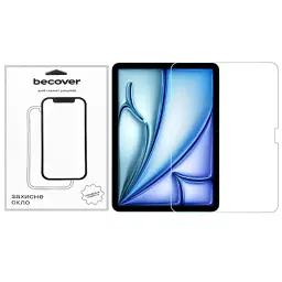 Скло захисне BeCover Apple iPad Air 13" M2/M3 (2024/2025) (711672)
