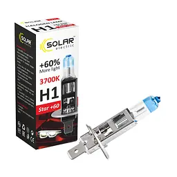 Галогенова лампа Solar H1 12V 55W P14,5s Starlight +60%(1231)