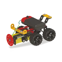 Конструктор Zephyr Robotix-0 металевий з електромотором 84 елементи 5 моделей - мініатюра 6