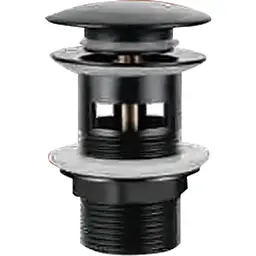 Донний клапан для раковини Zerix LR65B-2 автоматичний Click-Clack з переливом 1 1/4″ ZX4735