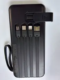 Power Bank 20000 mAh павербанк з екраном LVR 015 Black (17551) - мініатюра 2