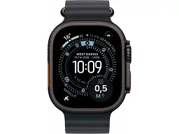 Смарт-годинник Apple Watch Ultra 3 GPS + Cellular 49mm Black Tit. Case w. Black Ocean Band (MF0J4) - мініатюра 2