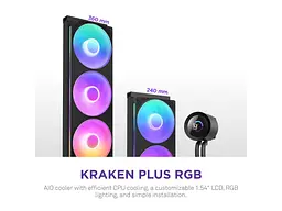 Водяне охолодження NZXT Kraken Plus 360 RGB Black (RL-KR360-B2) - мініатюра 2