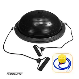 Балансувальна платформа EasyFit BOSU 60 см чорна
