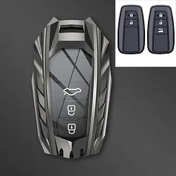 Чохол для автоключів Toyota із карабіном темний хром оригінал (YA0053) - мініатюра 2
