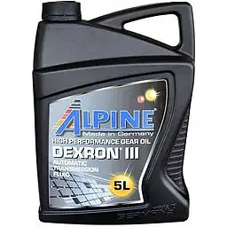 Олива трансмісійнa Alpine ATF Dexron III 5л - мініатюра 2