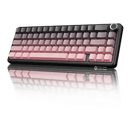 Ігрова механічна клавіатура Attack Shark X66 / 60% / Три режими підключення / Strawberry Switch / Pink