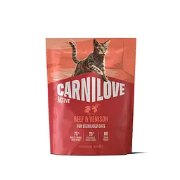 Сухий корм для стерилізованих котів Carnilove Active Beef & Venison Sterilised суперпреміум яловичина та оленина 400 г