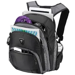 Рюкзак для ноутбука 16 Sumdex PON-395GY, Black/Grey, поліестер, 27.3 x 26.7 x 3.8 см - мініатюра 4