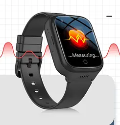 Дитячий смарт годинник Lemfo K7L з сім картою, GPS трекером, 4G LTE, пульсометром, термометром, датчиком зняття з руки, крокоміром та прослуховуванням Чорний - мініатюра 10