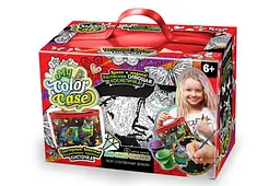 Набір для творчості CОC-01-01U,02U,03U,..,05U "My Color Case" косметичка-розмальовка DANKO - мініатюра 3