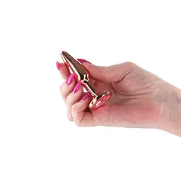 Анальна пробка NS Novelties Rear Assets Tapered Rose Gold, S - мініатюра 2