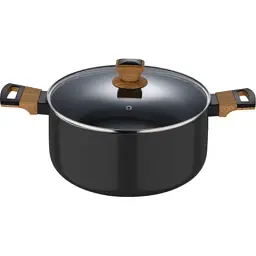 Каструля Bergner Earth black, з кришкою 24 см, 4.3 л (BG-32036-BK) - мініатюра 2