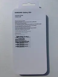 Чохол шкіряний оригінальний Official Leather Cover EF-VG975LJEGRU для Samsung Galaxy S10 Plus (6.4") Gray - мініатюра 3