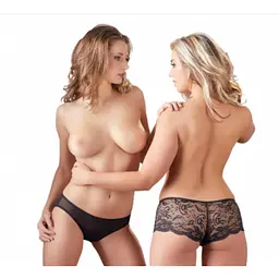 Набір трусиків - Cotelli Collection 2310503 Panty Set, black - L Cottelli 23105031041 90533 - мініатюра 5