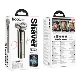 Тример Hoco HP36 3-in-1 multifunctional grooming and shaving set Gray - мініатюра 2