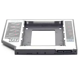 Зовнішня кишеня Gembird HDD 2,5" для ноутбука в отсек CD-ROM MF-95-01 (9.5 мм) (MF-95-01) - мініатюра 3