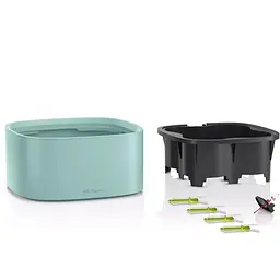 Вазон Lechuza Pila Planter Color 35х35х16.5см блакитний (15942) - мініатюра 2