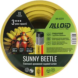 Шланг Alloid Sunny Beetle армований 3-х шаровий 1/2'' 30 м (WH-63311) - мініатюра 5