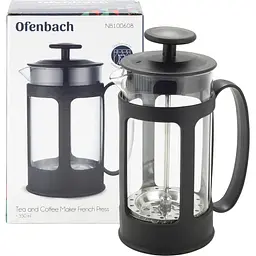 Френч-прес Ofenbach 350 мл чорний (OF-100608) - мініатюра 10