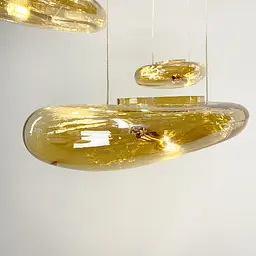 Стельова люстра Amber Water Drops AM Line.F S 17G-600 AM - мініатюра 5