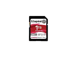 Карта пам'яті Kingston Canvas React Plus SDXC Class 10 UHS-II U3 1 TB (SDR2V6/1TB)