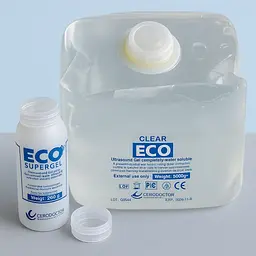 Гель для УЗД Eco Supergel прозорий 5000 г. з флаконом 260 мл. - мініатюра 2