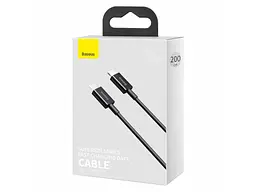 Кабель Baseus Superior Series Fast Charging USB-C to Lightning 20W 2m Black (CATLYS-C01) [75257] - мініатюра 2