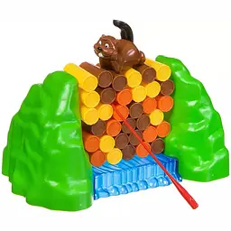 Настільна інтерактивна гра Ummi 556-A2 Log-Guardian Beaver Game Green - мініатюра 2