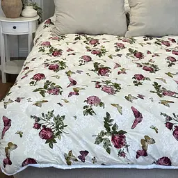 Ковдра євро стьобана зимова з вовни Leri Max 21489 200х220 см - мініатюра 6