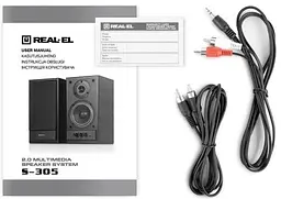 Колонки 2.0 S-305 Black 2 x 20 Вт REAL-EL teh0021059 - мініатюра 9