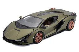 Іграшкова машинка гоночна Lamborghini Sian FKP 37 1:24 Bburago 18-21099, 2 кольори - мініатюра 2