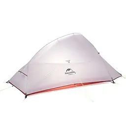 Намет одномісний Naturehike Cloud Up 1 (NH18T010-T) сіро-червоний