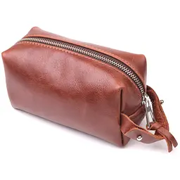 Чоловіча шкіряна косметичка GRANDE PELLE 15х8х7 см sum0020989 - мініатюра 2