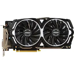 Відеокарта MSI GTX 1060 6Gb Armor OCV1 (GTX 1060 ARMOR 6G OCV1) (GDDR5, 192 bit, PCI-E 3.0 x16) Б/в