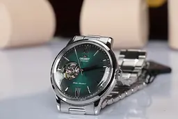 Годинник Orient Bambino Open Heart RA-AG0026E10B - мініатюра 8