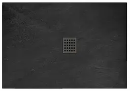 Душовий піддон Rea black Rock 80x100 REA-K4578, Чорний