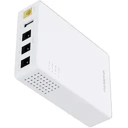 Джерело безперебійного живлення MARSRIVA DC UPS для роутерів KP3 3xDC+USB OUT 5V/9V/12V 2А/18W 10000mAh (37Wh) Li-ion (KP3_MARSRIVA)