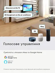 Розумний Wi-Fi датчик температури та вологості повітря Model №4, wifi термометр, гігрометр + IR Remote T Tuya hoz0012570 - мініатюра 3