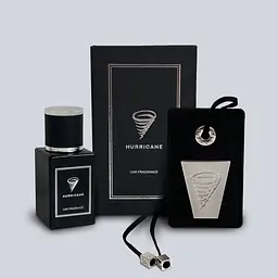 Автомобільне аромасаше Hurricane Black Perfume Premium [140892] - мініатюра 2
