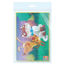 М'які пазли Vladi Toys Кіт та Песик, укр. мова, 12 елементів VT1103-43 (укр) - мініатюра 2