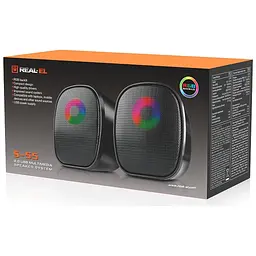 Акустична система REAL-EL S-55 Black (EL121100014) - мініатюра 7