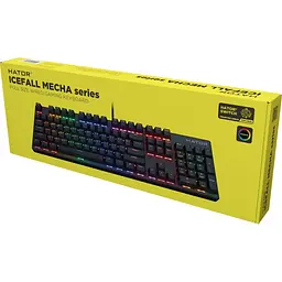 Клавіатура Hator Icefall Mecha Rainbow USB Black (HTK104UA) [136479] - мініатюра 6