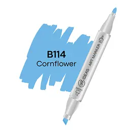 Маркер двосторонній Волошка, B114, 99IDEAS