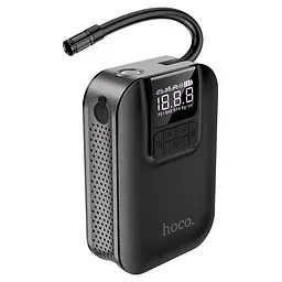Портативний компресор автомобільний насос Hoco Breeze S53 2500 мАг LED - мініатюра 7